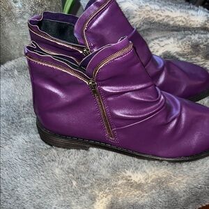 Women's Purple Ankle Boots